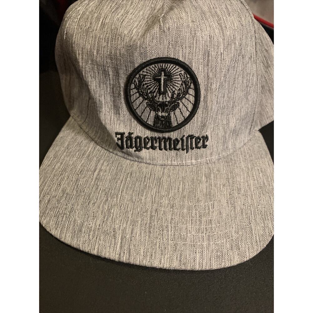 JAGERMEISTER Gray Hat Embroidered Cap One size fits all
